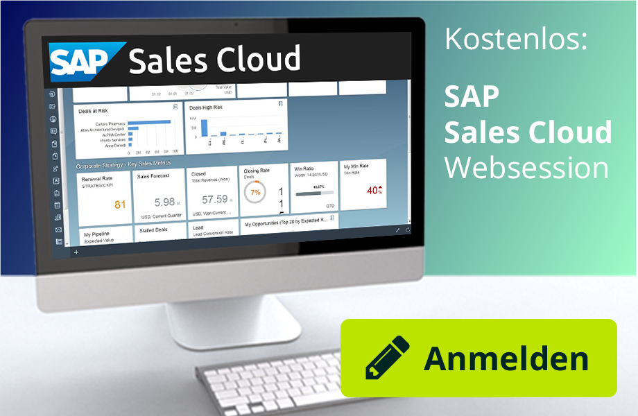 Websession anmelden: SAP Sales Cloud