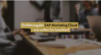 SAP Marketing Cloud