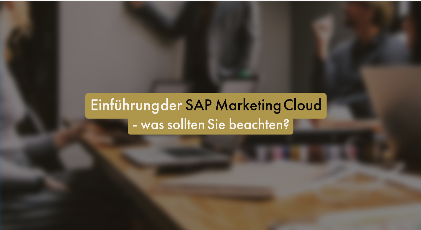 SAP Marketing Cloud